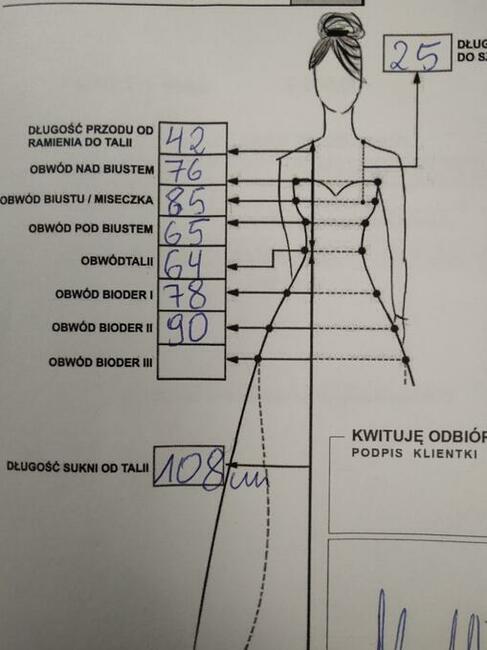 Przepiękna suknia ślubna