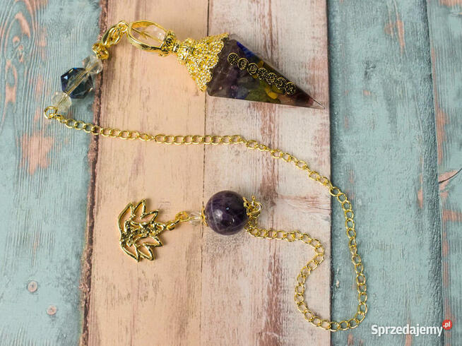 WAHADŁO ORGONIT AMETYST LAZURYT RADIESTEZJA ODPROMIENNIK HIT