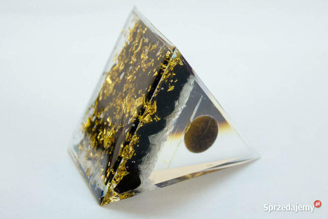 Piramidka Orgonit Tygrysie Oko Miedź Kryształ Odpromiennik