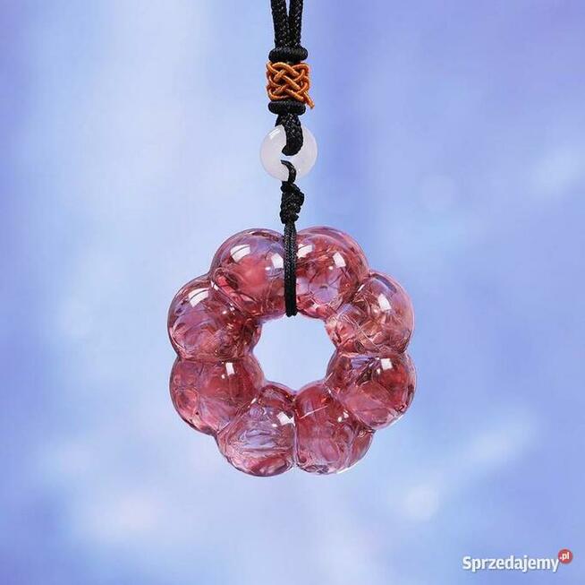 Naszyjnik Orgonit Piękny Różowy Kwarc Melting Stone Miedź