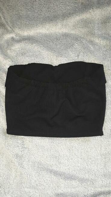 Crop top z kokardkami