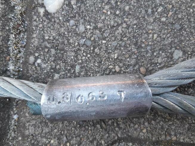 Zawiesie linowe jednocięgnowe pętlowe 0.8 / 0.63 T L-0,8 m
