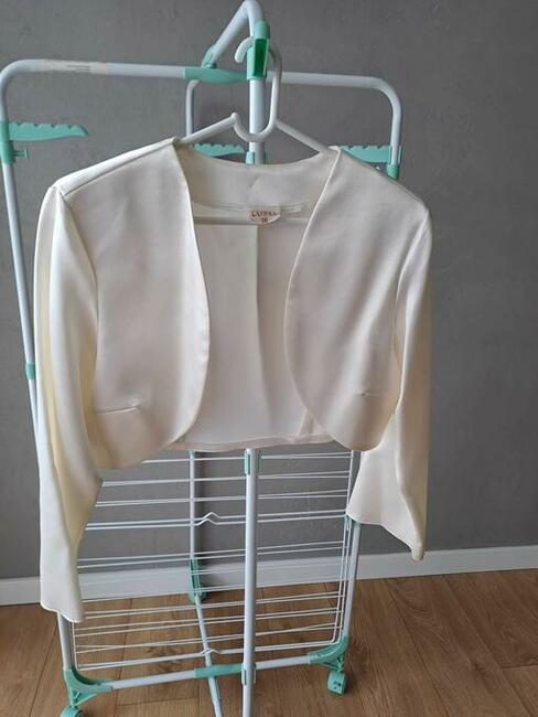 Sprzedam suknię ślubną écru rozmiar 38-42