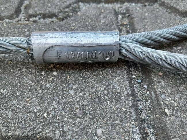 Zawiesie linowe jednocięgnowe pętlowe 1.2 / 1.0 L-1.0 m