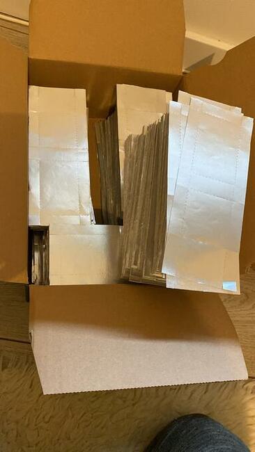 Sreberka sreberko pazłotko PULL do pudelek na papierosy