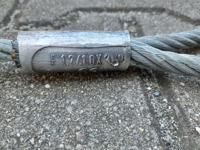 Zawiesie linowe jednocięgnowe pętlowe 1.2 / 1.0 L-1.0 m