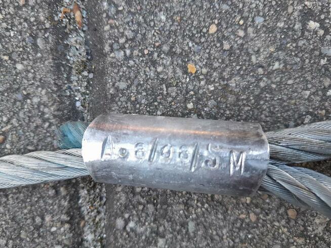 Zawiesie linowe jednocięgnowe pętlowe 0.8 / 0.63 T L-0,8 m