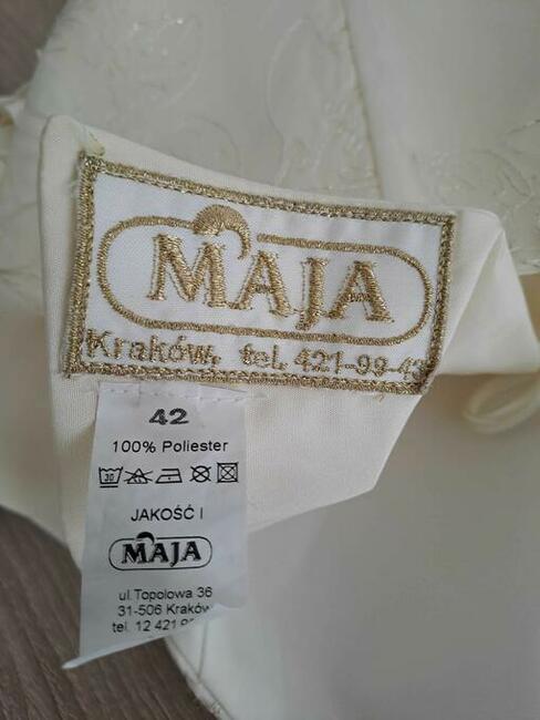 Sprzedam suknię ślubną écru rozmiar 38-42