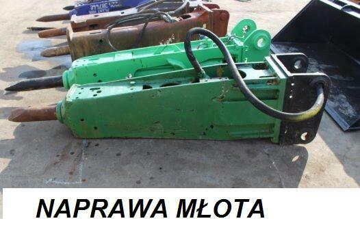 Naprawa młotów hydraulicznych wyburzeniowcyh Śląsk