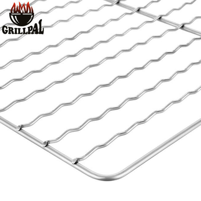Ruszt do Wędzarni/Grilla Nierdzewka Karbowany II 65x51cm GRILLPAL
