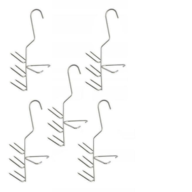 Hak Haki Do Wędzenia DUŻYCH RYB 6 Ostrzy INOX 5 sztuk