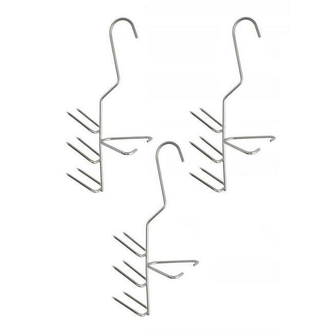 Hak Haki Do Wędzenia DUŻYCH RYB Duża Rozpórka INOX 3 sztuki