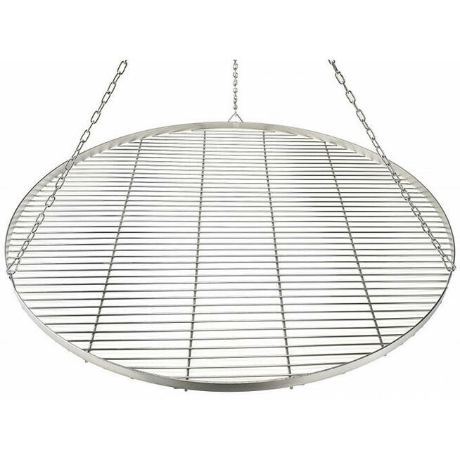 Ruszt 115 cm INOX Podwieszany Z Łańcuchem Do Grilla Trójnożnego