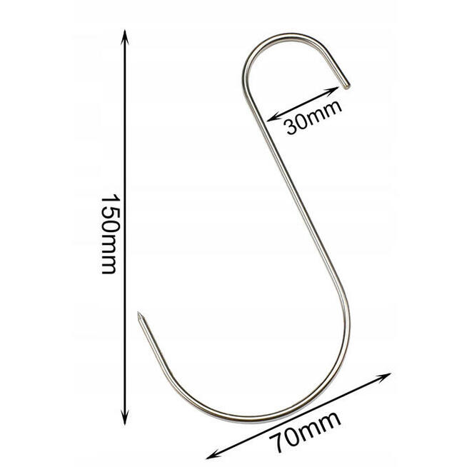 Hak wędzarniczy TYP S 15 cm