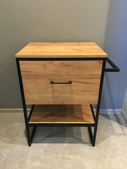 Szafka łazienkowa. Meble loftowe na wymiar