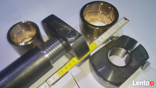 Tuleje prowadzące do młotów hydraulicznych, sworznie, szpilki