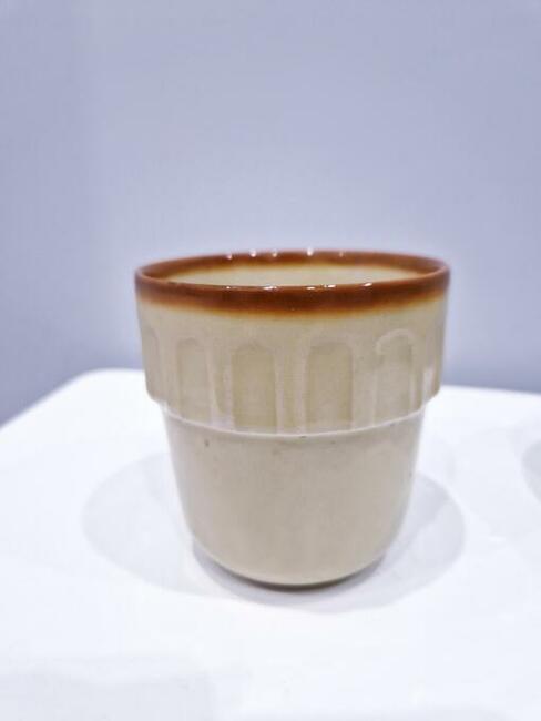 Stary ceramiczny zestaw śniadaniowy Tułowice