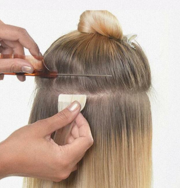 Przedłużanie włosów metodą Keratynową i Tape on-czyli Kanapk