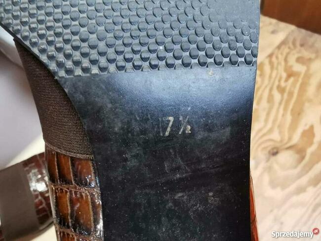 Buty damskie włoskie mokasyny Skóra naturalna Rozm.41,5