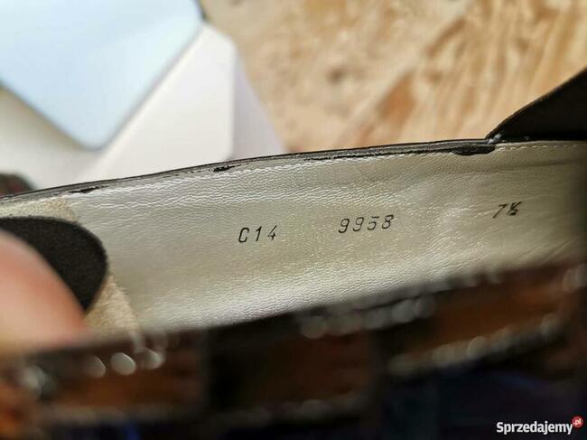 Buty damskie włoskie mokasyny Skóra naturalna Rozm.41,5