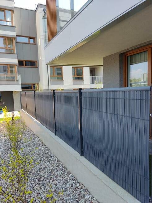 Osłona do paneli ogrodzeniowych 173 x250 słomkowy