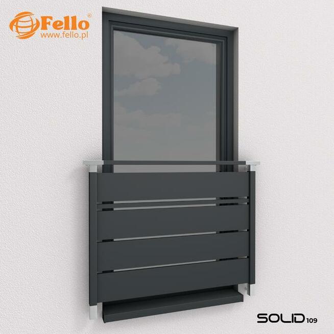 Balustrada francuska balkon barierka RAL okienna poręcz WYS