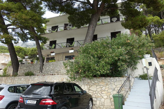 Chorwacja BRELA świetne pokoje w centrum z widokiem na morze