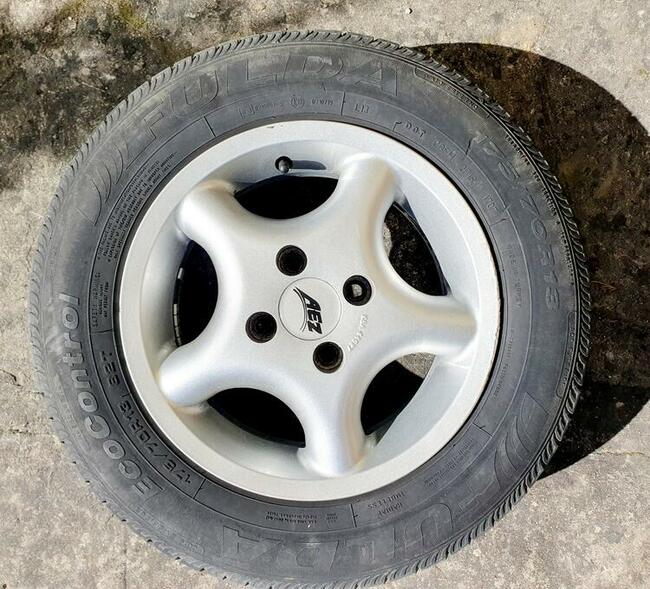 4 Alufelgi AEZ 13 4x100 ET 35 z oponami Fulda