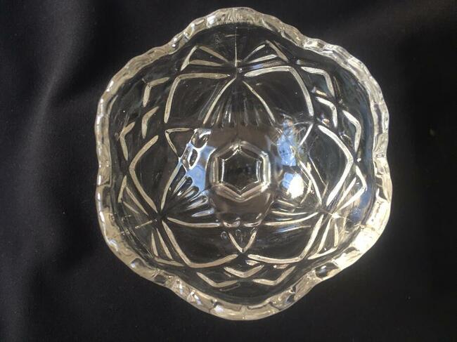 PRL cukiernica pucharek szklana