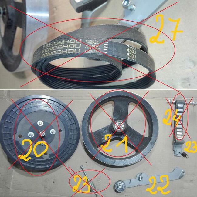 Orbitrek HERTZ BY410B - części do orbitreka !