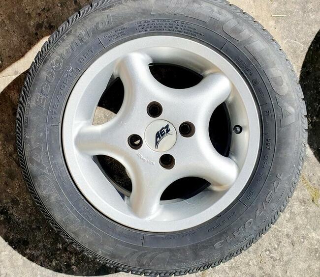 4 Alufelgi AEZ 13 4x100 ET 35 z oponami Fulda