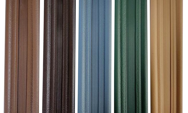 Osłona do paneli ogrodzeniowych 153x250 ciemny brąz