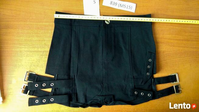 Spodenki Szorty Damskie Krótkie Czarne Seksowne S