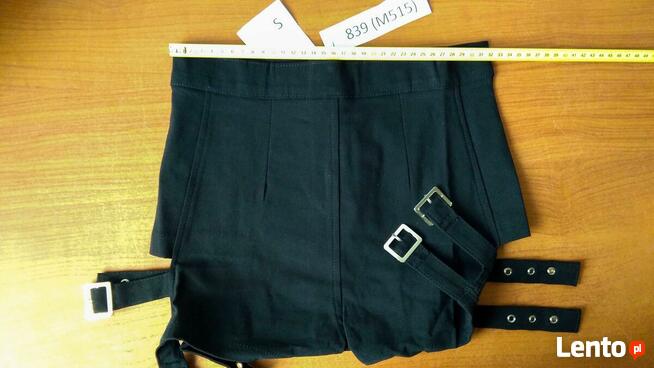 Spodenki Szorty Damskie Krótkie Czarne Seksowne S