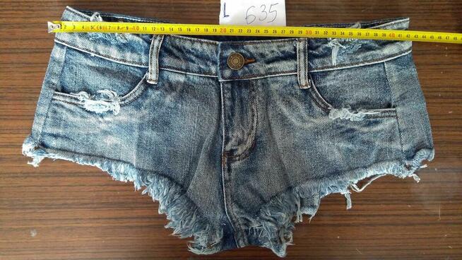 Szorty Spodenki 635 Jeans Seksowne Damskie Biodrówki S