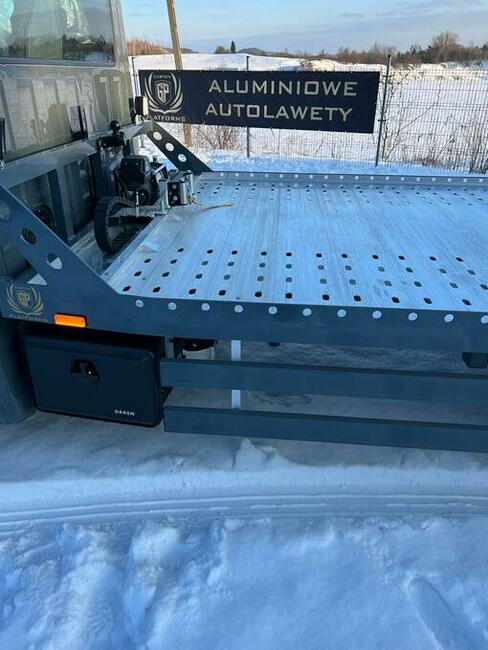 Zabudowa AUTOLAWETA aluminium producent GP-Platforms laweta