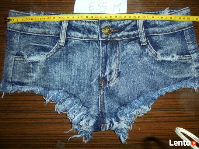 Szorty Spodenki 635 Jeans Seksowne Damskie Biodrówki S