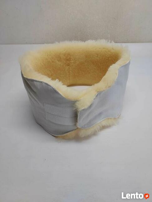 Pas Nerkowy ze Skóry Owczej Naturalnej Rozgrzewający Lędźwiowy