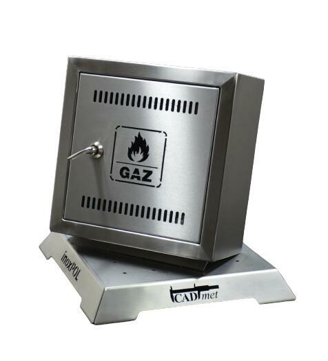 Szafka gazowa - Typ IZ-1 INOX (zawór gazu)