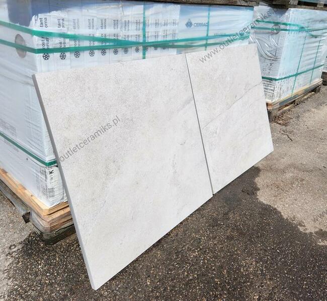 Highway white płyty tarasowe do ogrodu 60x60x20 gres 2cm