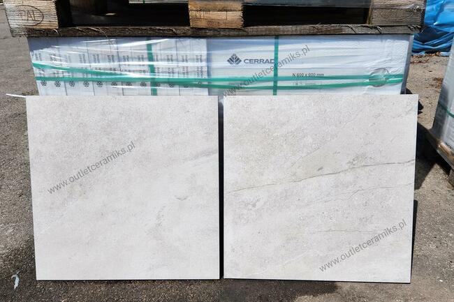 Highway white płyty tarasowe do ogrodu 60x60x20 gres 2cm