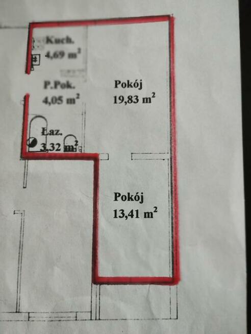 Mieszkanie 2 pokoje, ul Kościuszki