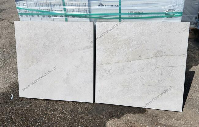 Highway white płyty tarasowe do ogrodu 60x60x20 gres 2cm