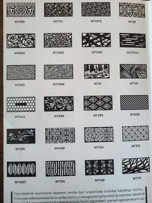 Nowoczesne ogrodzenia CNC - wycinane laserowo