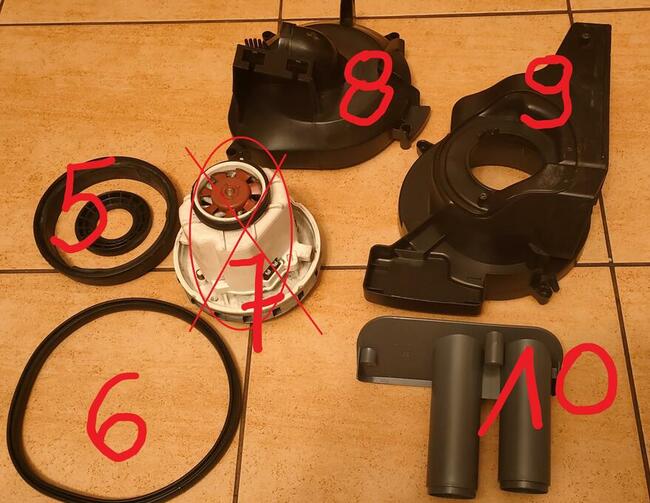 Zelmer AQUAWELT PLUS TYP;VC 7920.OST- tylko na części!