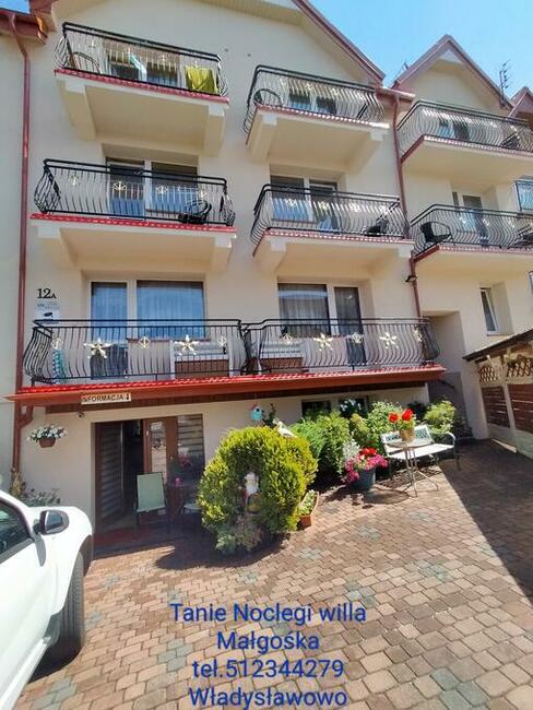 Maj-Czerwiec Tanie Noclegi nad morzem Władysławowo willa Mał