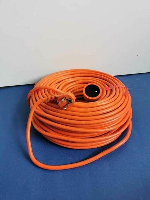 Przedłużacz Budowlany 50m 3x2.5mm 16A Gruby Kabel Ogrodowy