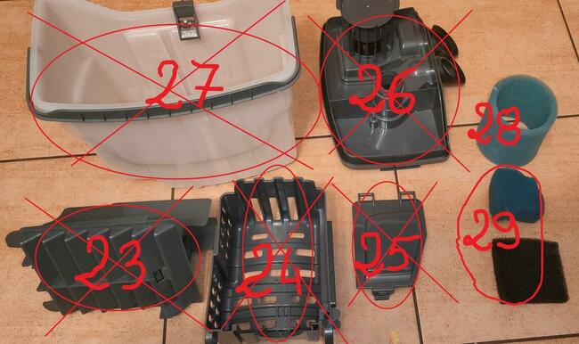 Zelmer AQUAWELT PLUS TYP;VC 7920.OST- tylko na części!