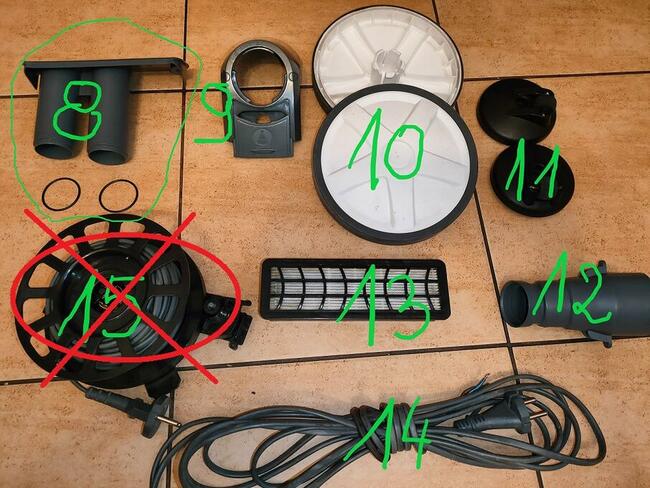 Zelmer AQUAWELT TYP;919.OST-odkurzacz tylko na części!