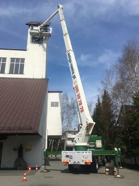 Podnośnik koszowy, zwyżka 70m-53m-45m-30m 4x4 27m-22m